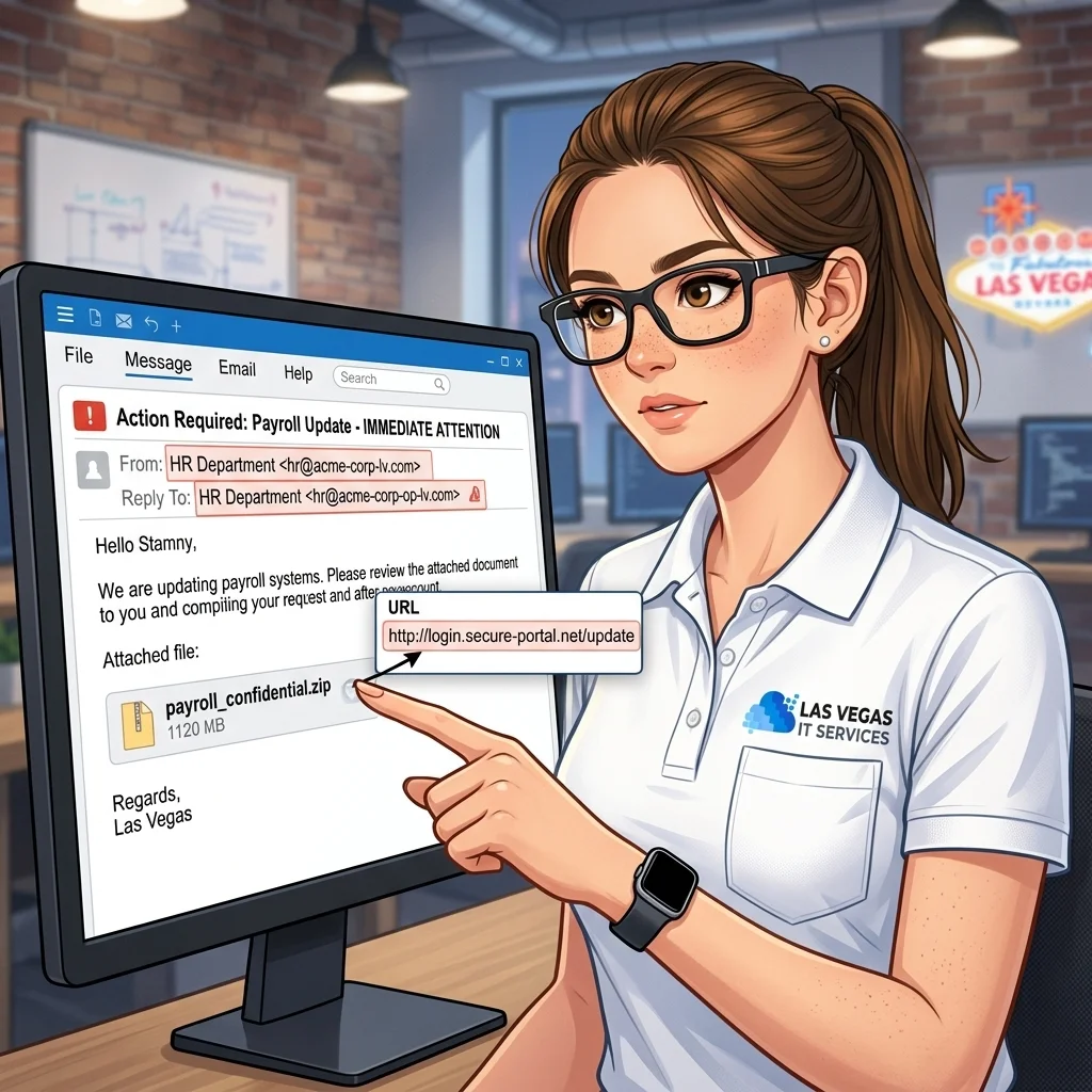 Advanced Phishing Red Flags for Las Vegas Businesses