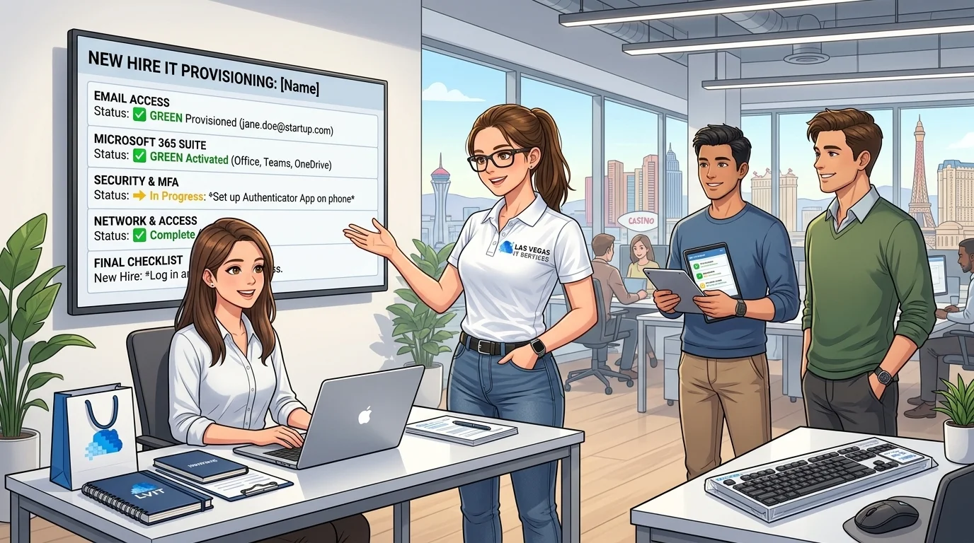 Automated Employee Onboarding IT Setup for Henderson and Las Vegas Startups