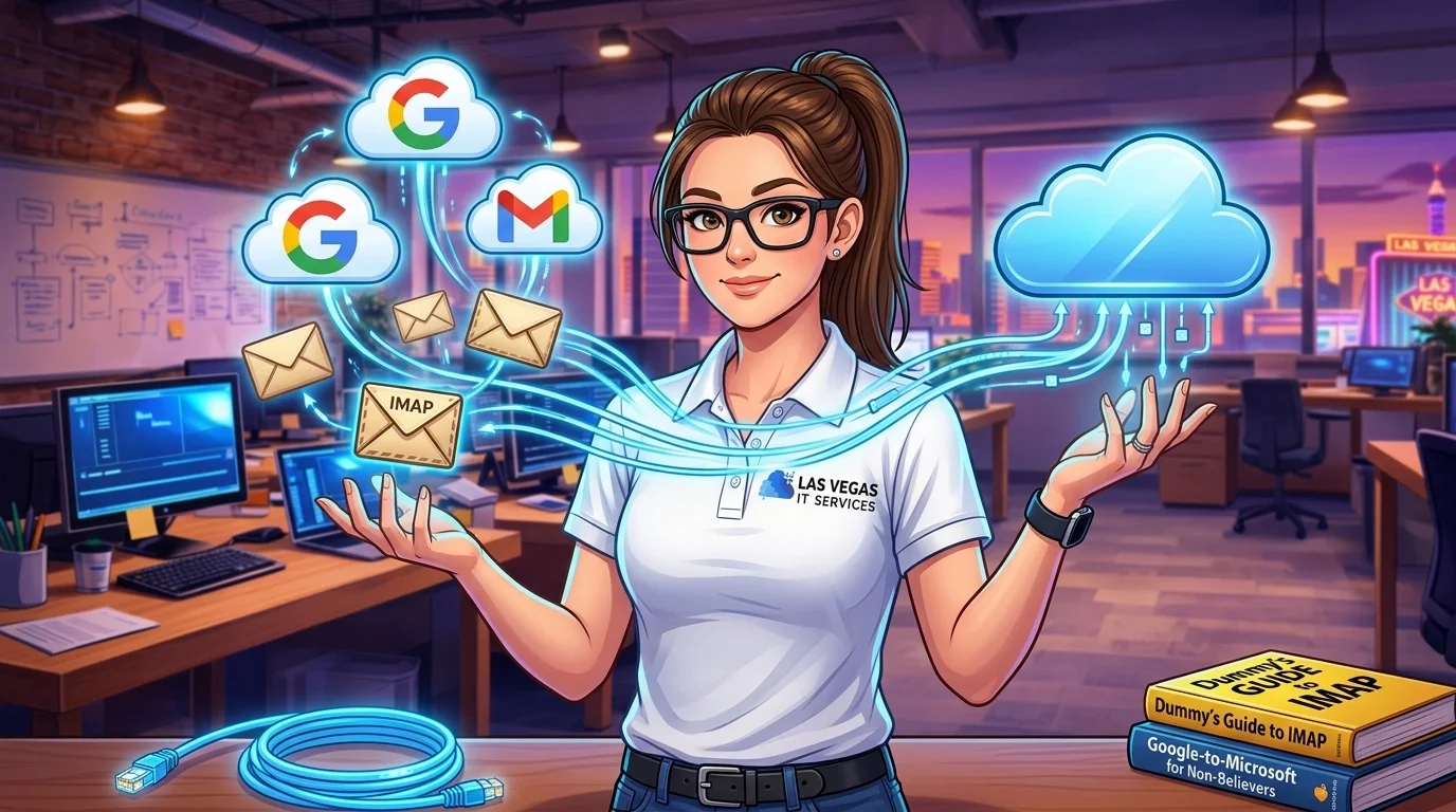 Email Migration Services in Las Vegas: Google Workspace, IMAP, and Microsoft 365 Moves