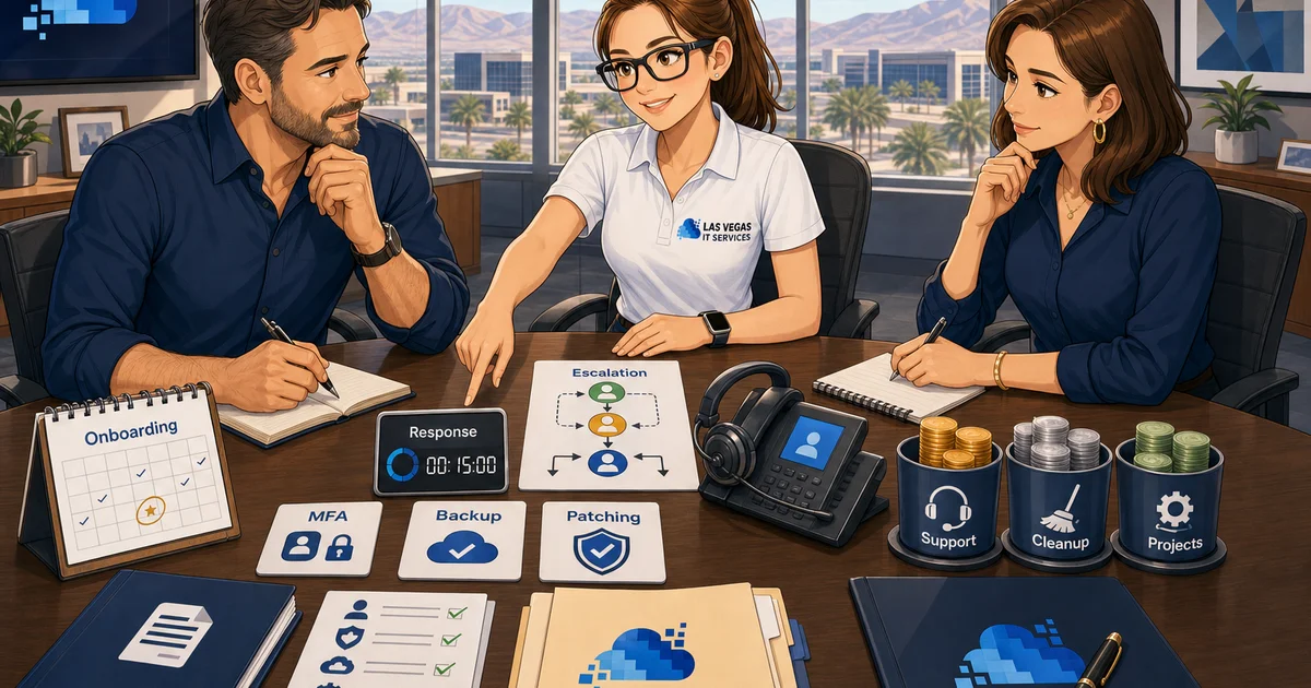 Managed IT in Las Vegas: 12 Questions to Ask Before You Sign