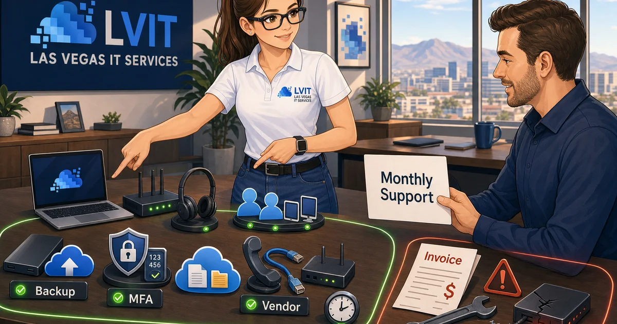 Managed IT Pricing in Las Vegas: What Flat Rate Support Should Include