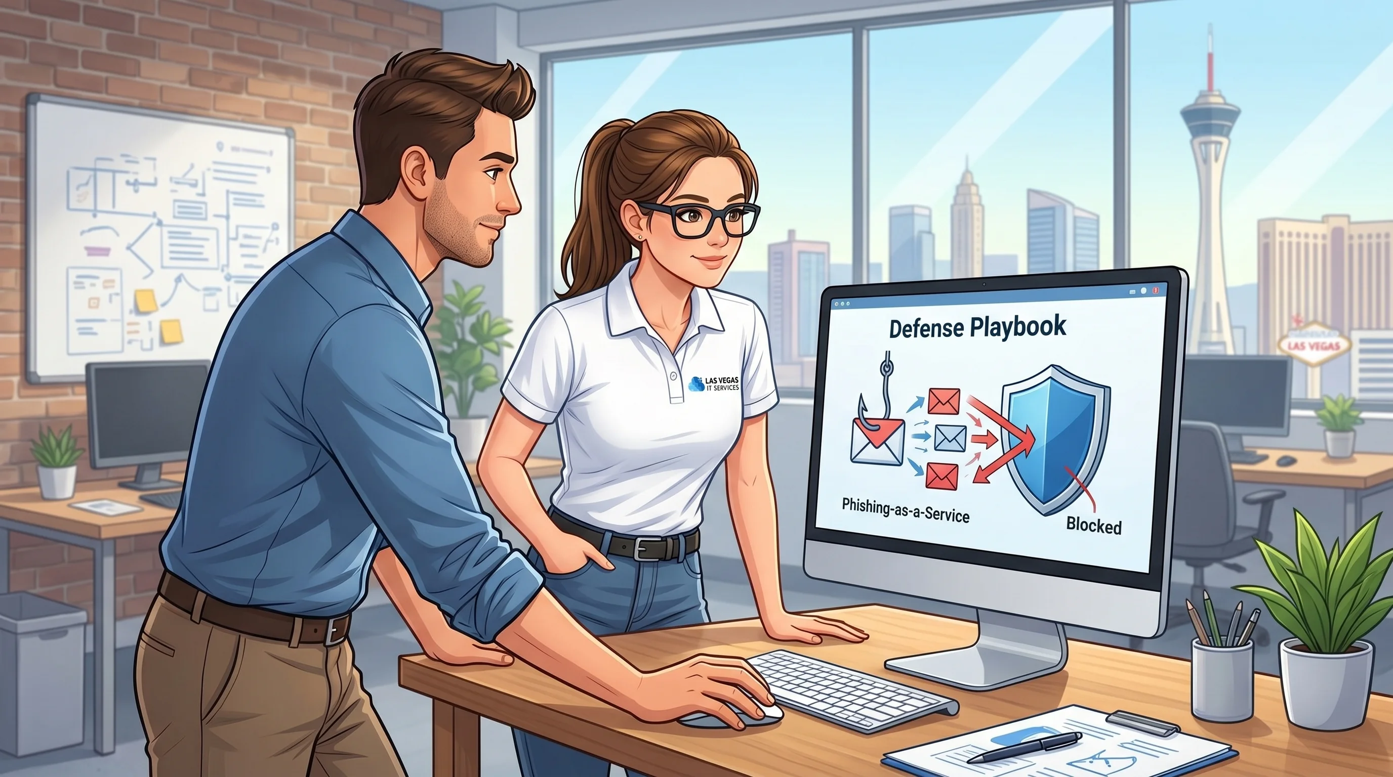 Phishing-as-a-Service Is Hitting Small Businesses: A Practical Defense Playbook for Las Vegas Teams