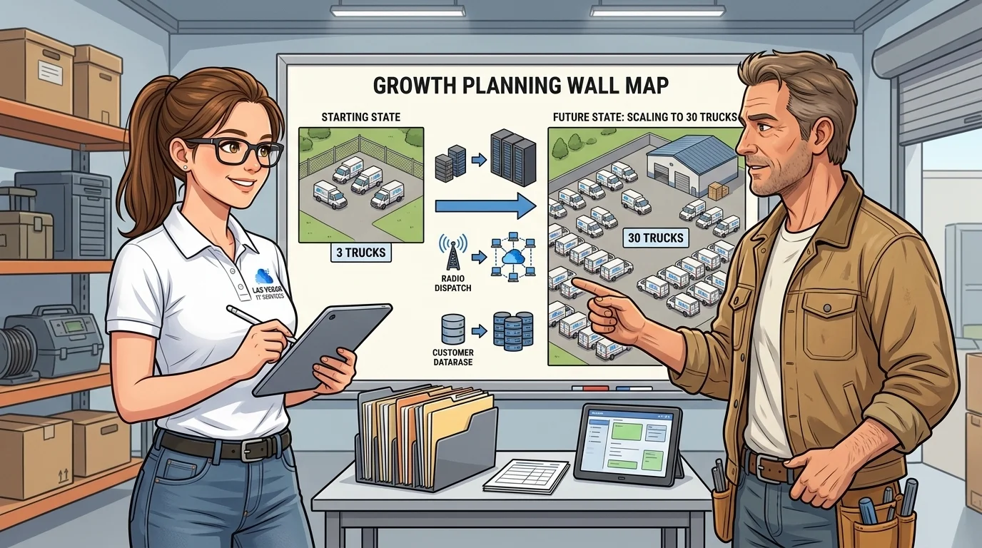 From 3 Trucks to 30: Scaling Your IT as Your Trade Business Grows