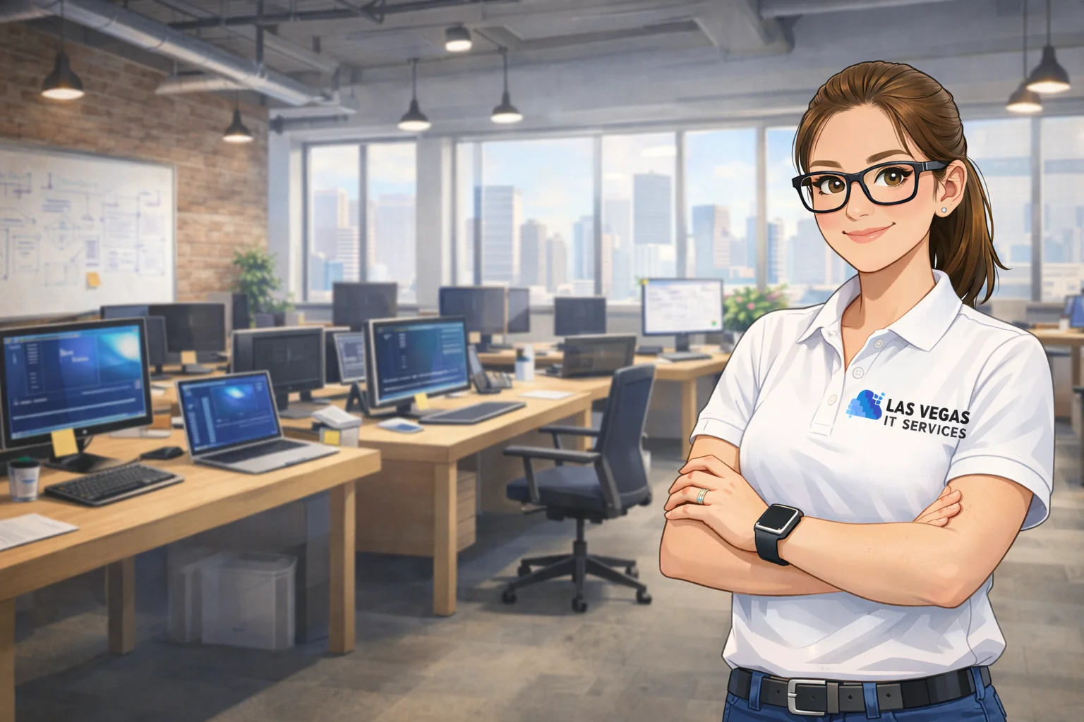 Las Vegas IT Services support specialist ready to help