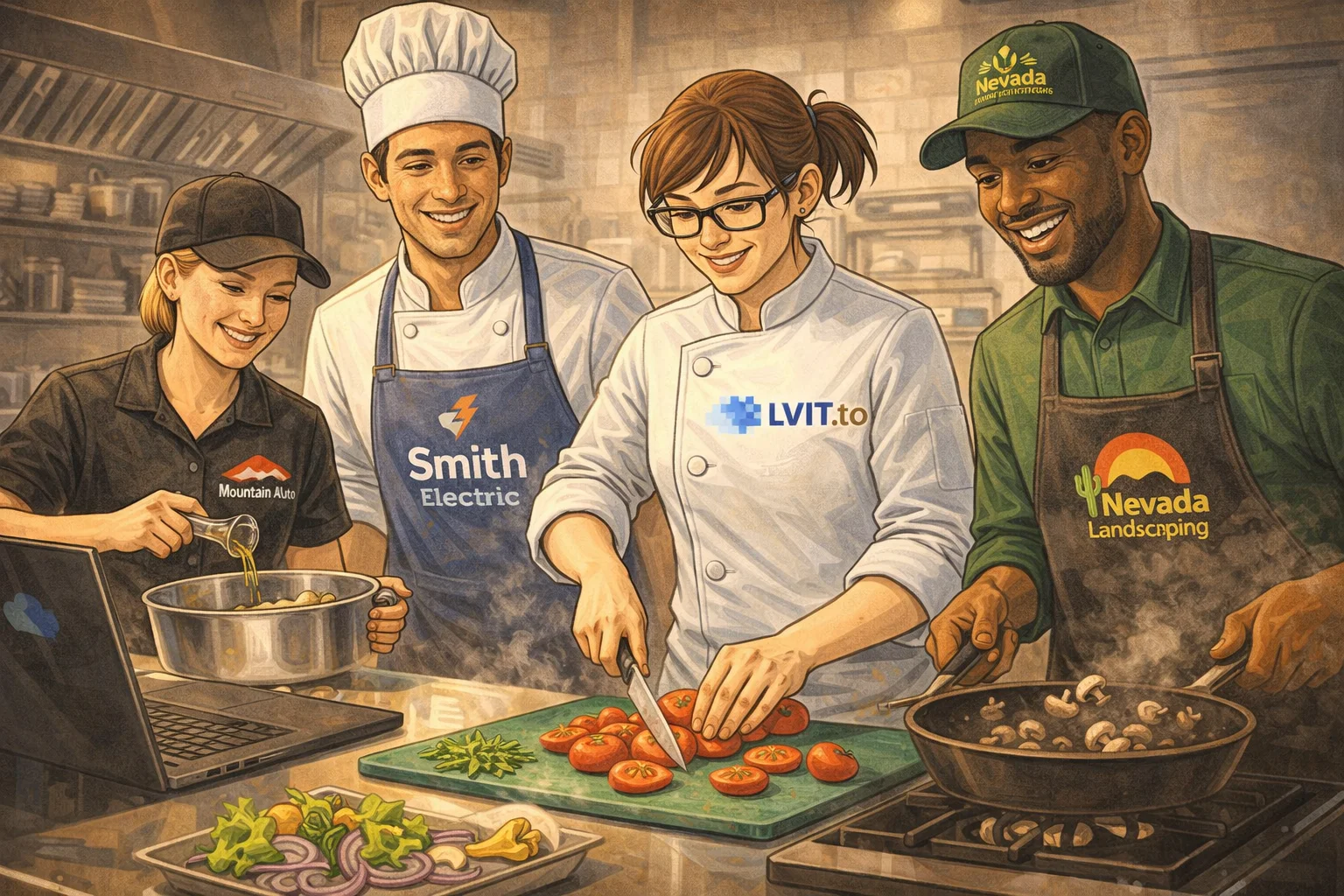 Local Las Vegas businesses working together